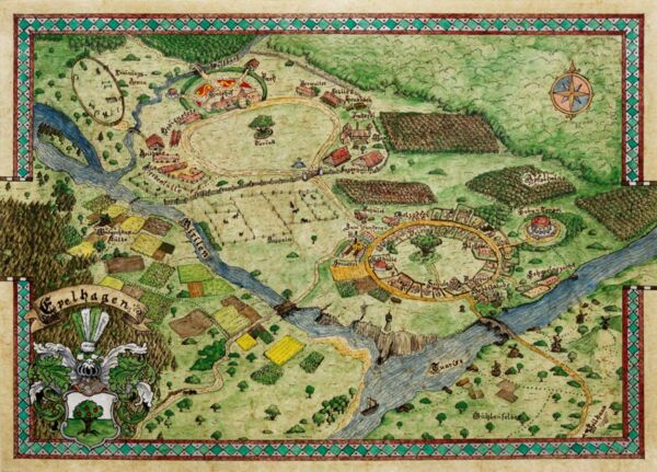 Gut und Dorf Epelhagen im Fürstentum Tusterfels
